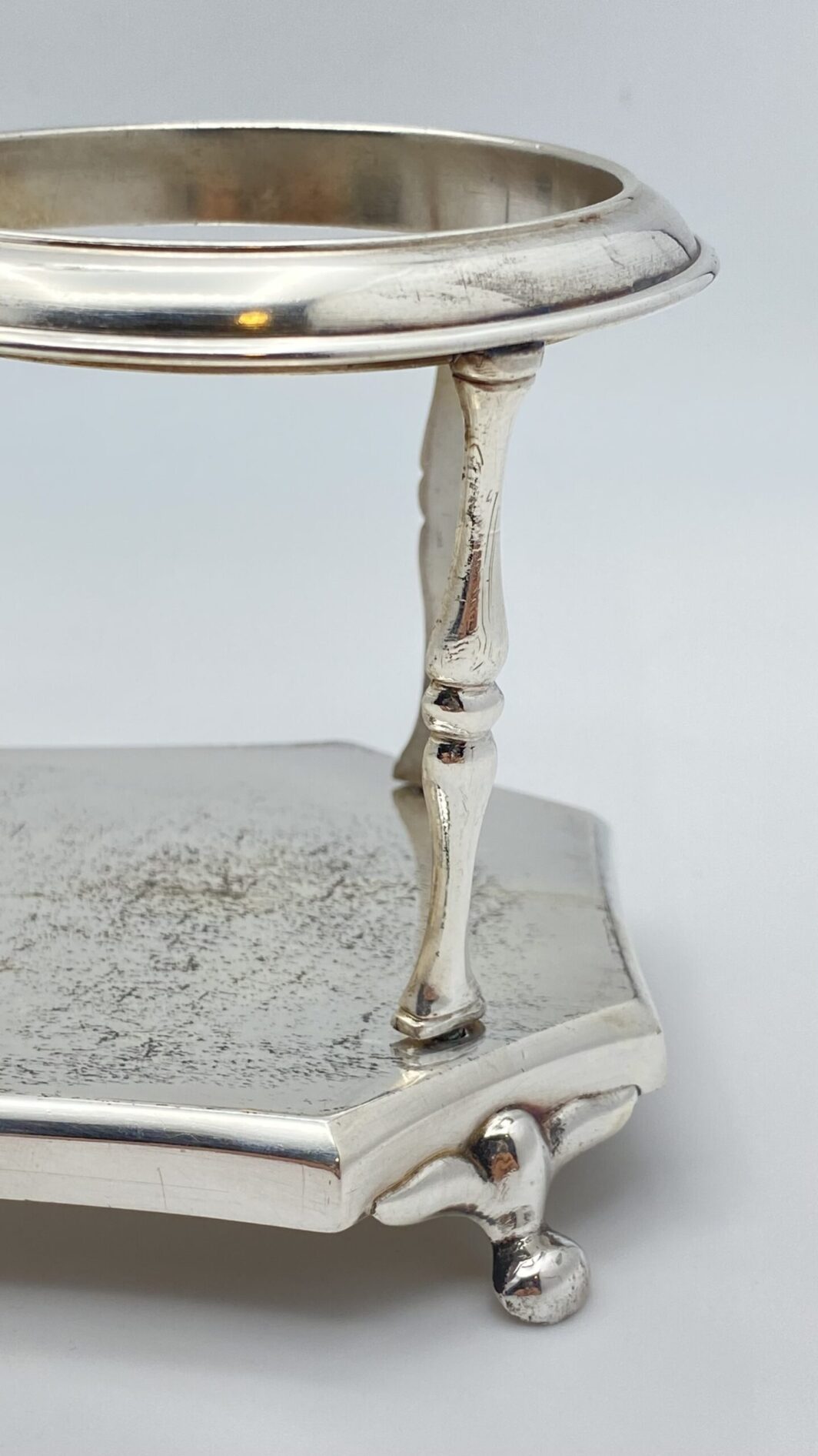 BERNDORF METALWARE FACTORY ARTHUR KRUPP. CRISTALLO DI BOEMIA E SHEFFIELD. CRUET FINE XIX sec. - immagine 23