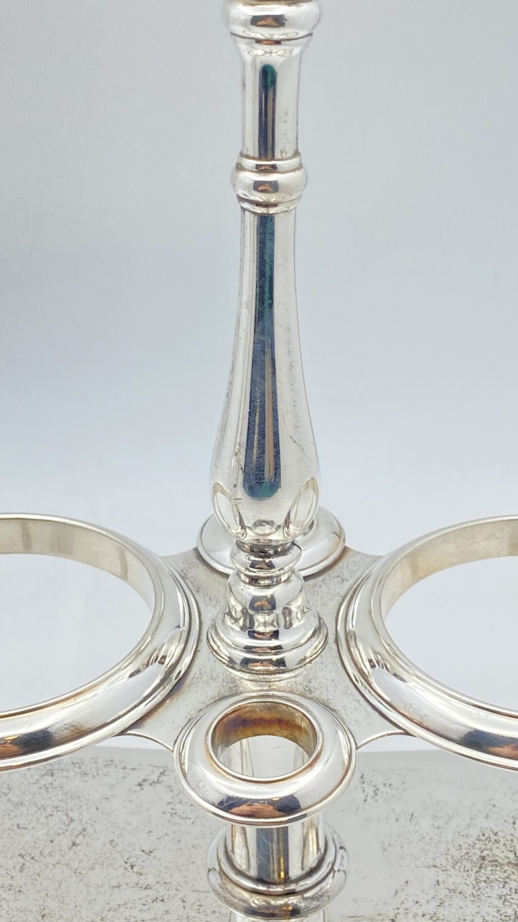 BERNDORF METALWARE FACTORY ARTHUR KRUPP. CRISTALLO DI BOEMIA E SHEFFIELD. CRUET FINE XIX sec. - immagine 27