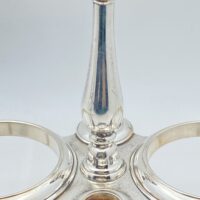 BERNDORF METALWARE FACTORY ARTHUR KRUPP. CRISTALLO DI BOEMIA E SHEFFIELD. CRUET FINE XIX sec. - immagine 27