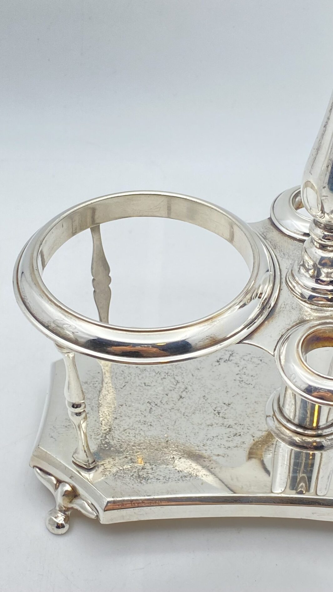 BERNDORF METALWARE FACTORY ARTHUR KRUPP. CRISTALLO DI BOEMIA E SHEFFIELD. CRUET FINE XIX sec. - immagine 29
