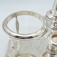 BERNDORF METALWARE FACTORY ARTHUR KRUPP. CRISTALLO DI BOEMIA E SHEFFIELD. CRUET FINE XIX sec. - immagine 29