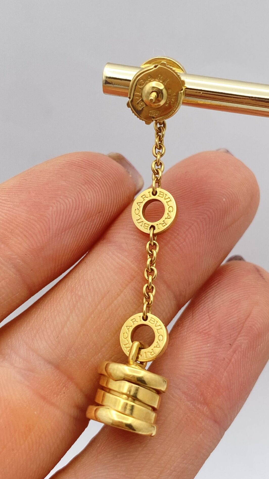 BULGARI B.ZERO 2. ORECCHINI IN ORO 18KT. - immagine 7