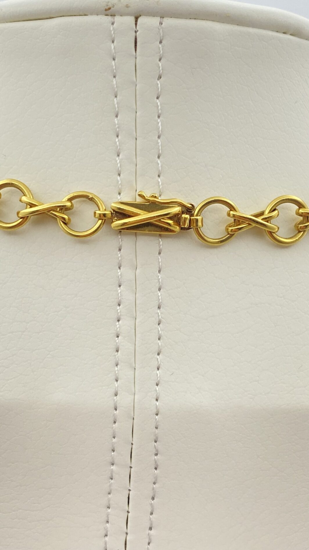 ORO 18KT, ONICE E BRILLANTI. COLLANA VINTAGE ANNI ‘60 - immagine 5