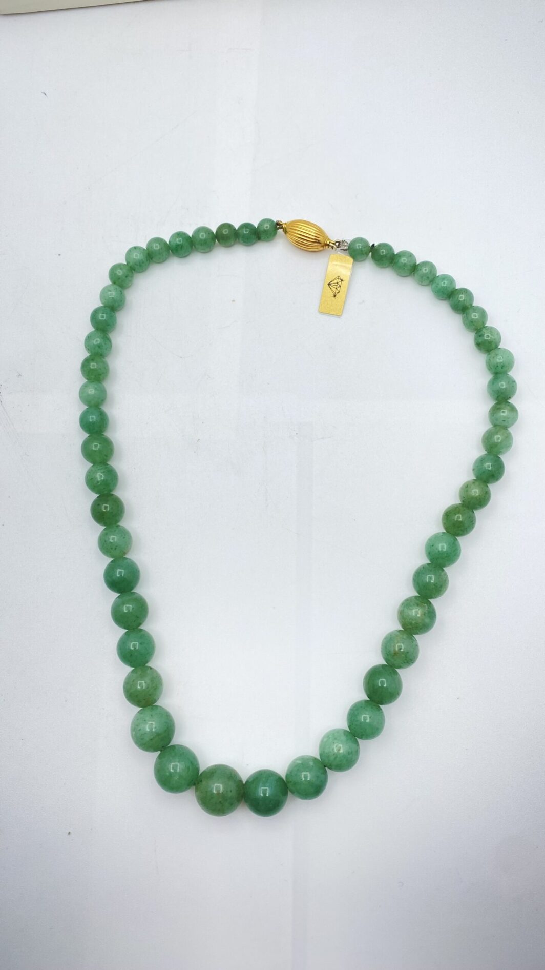 GIADA E ORO 18KT. COLLANA VINTAGE ANNI ‘60. - immagine 5