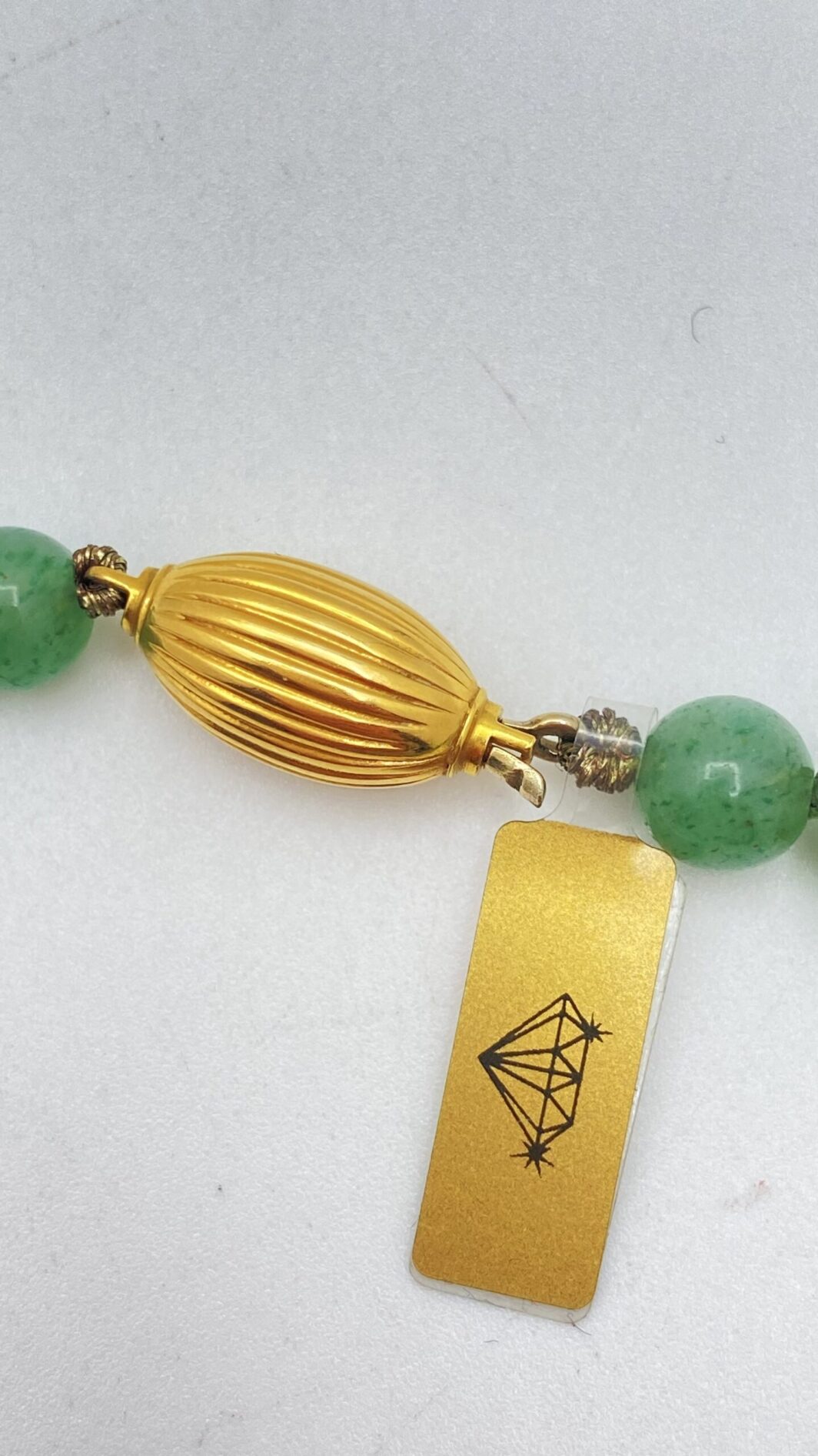 GIADA E ORO 18KT. COLLANA VINTAGE ANNI ‘60. - immagine 10