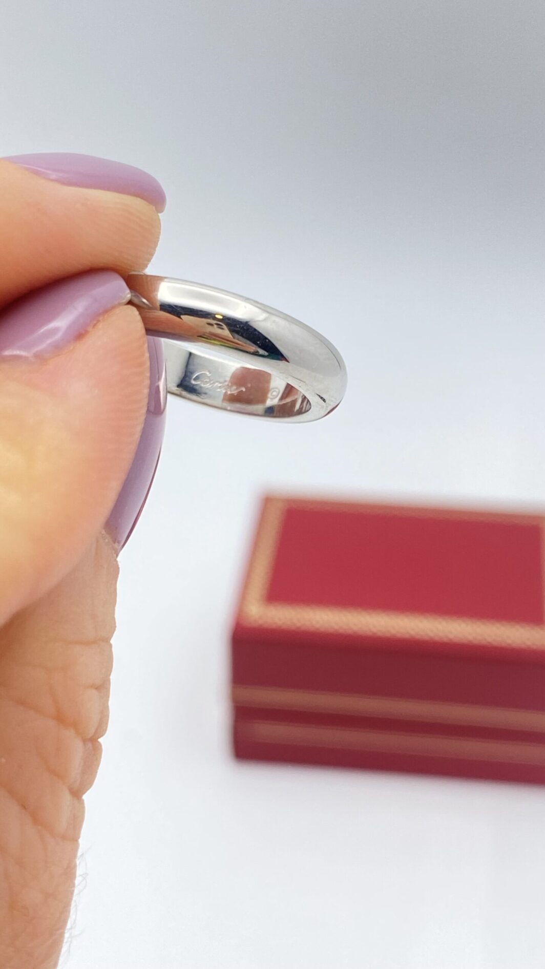 CARTIER. FEDE IN PLATINO. - immagine 3