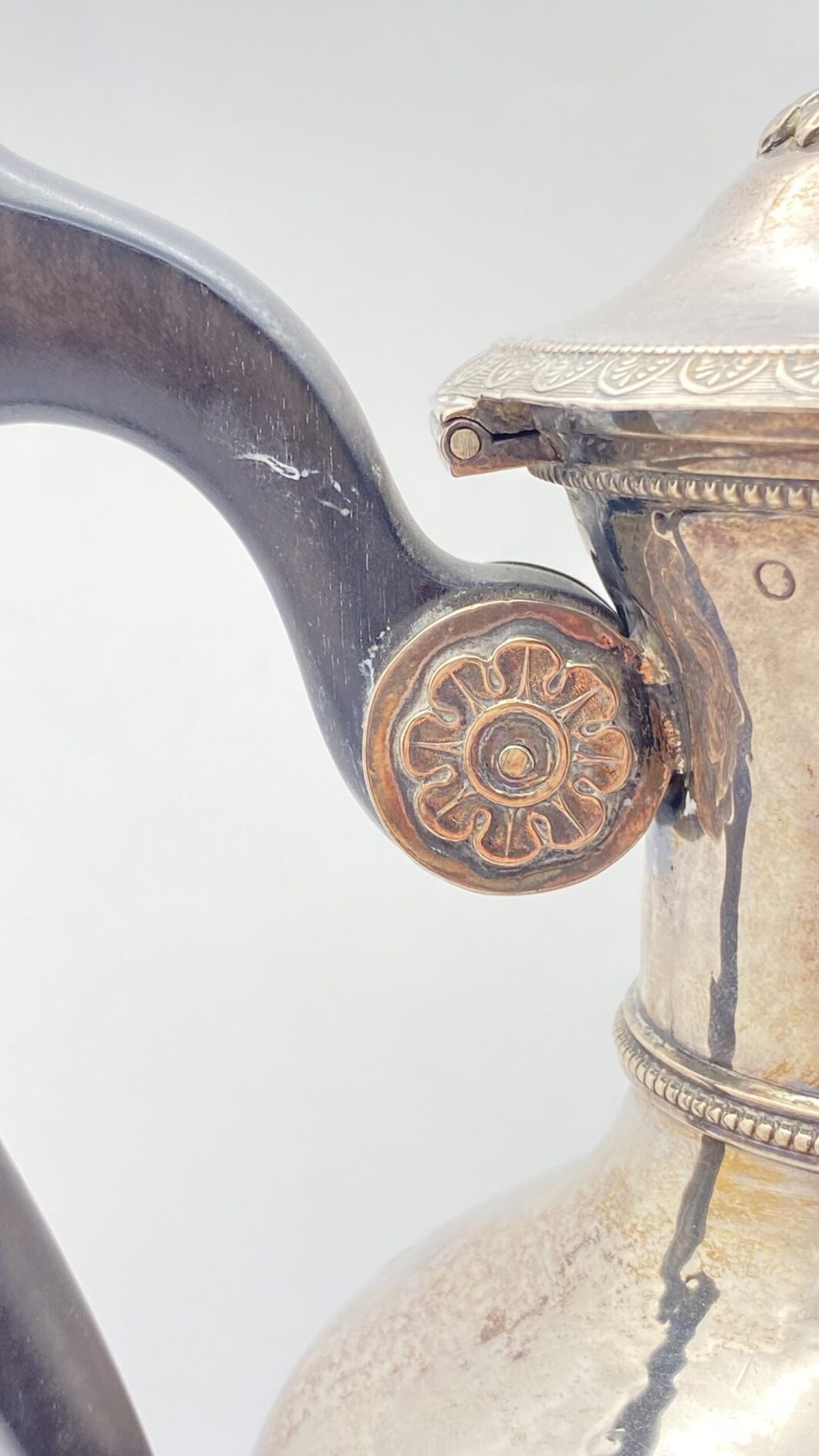 ARGENTO. CAFFETTIERA IMPERO, INIZI  XIX sec. - immagine 9