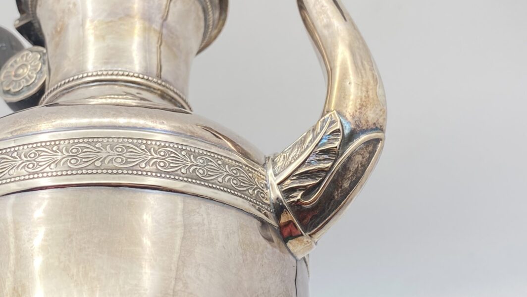 ARGENTO. CAFFETTIERA IMPERO, INIZI  XIX sec. - immagine 6