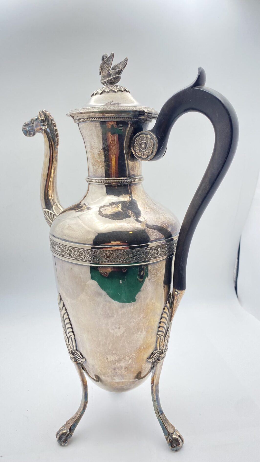 ARGENTO. CAFFETTIERA IMPERO, INIZI  XIX sec. - immagine 18