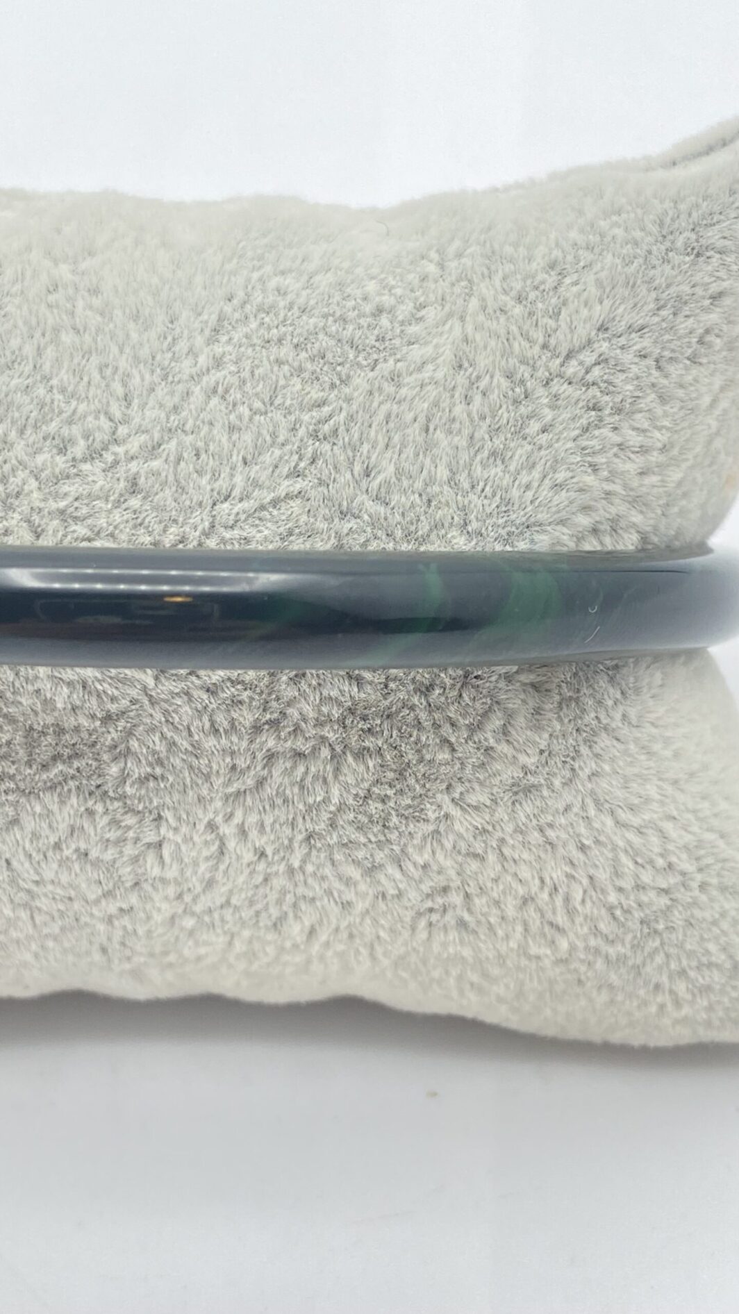 BACHELITE. BRACCIALE VERDE SCURO MARMORIZZATO. USA ANNI ‘40. - immagine 3