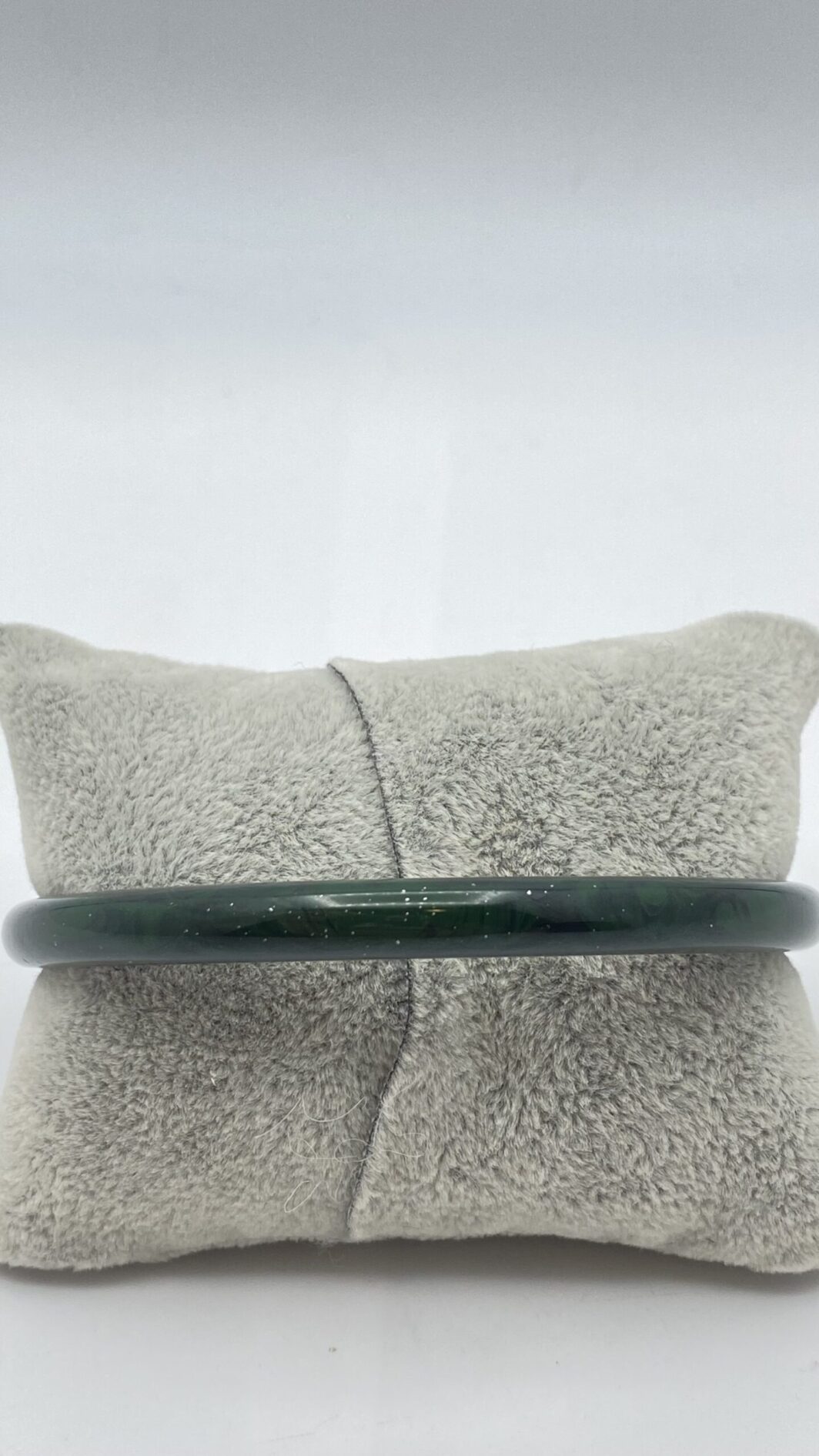 BACHELITE. BRACCIALE VERDE SCURO MARMORIZZATO. USA ANNI ‘40. - immagine 6