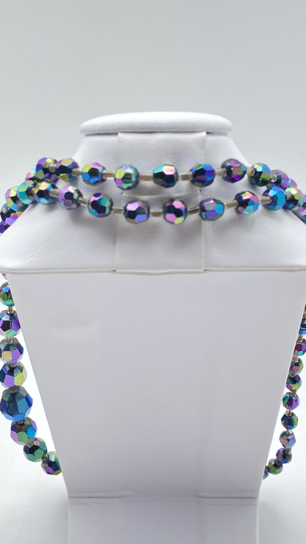 CRISTALLI SWAROVSKI AURORA BOREALIS. PARURE VINTAGE. ANNI ‘50 - immagine 10