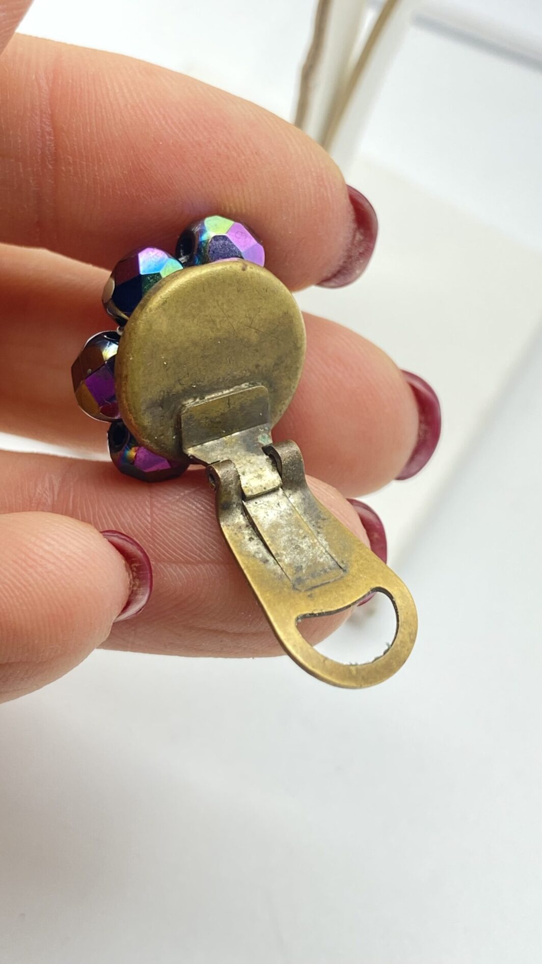 CRISTALLI SWAROVSKI AURORA BOREALIS. PARURE VINTAGE. ANNI ‘50 - immagine 14