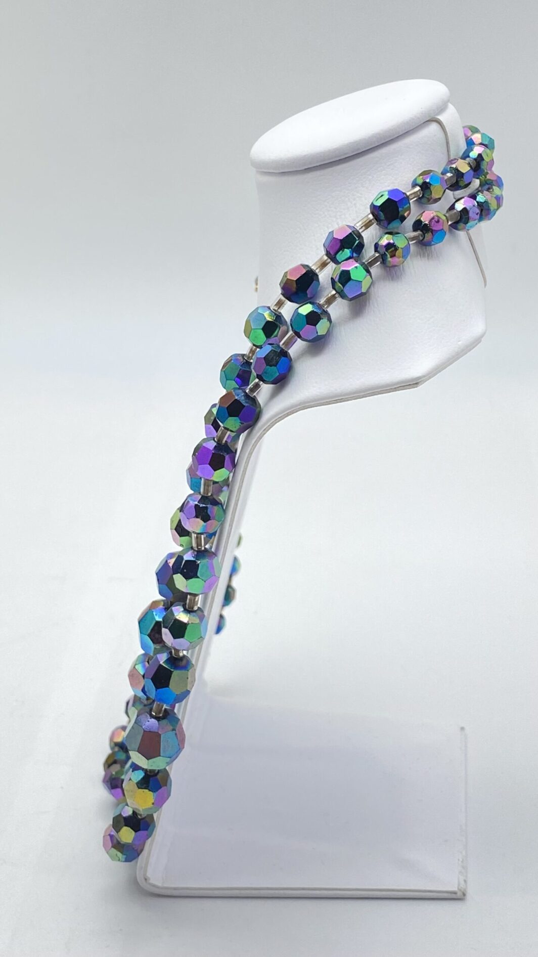 CRISTALLI SWAROVSKI AURORA BOREALIS. PARURE VINTAGE. ANNI ‘50 - immagine 12