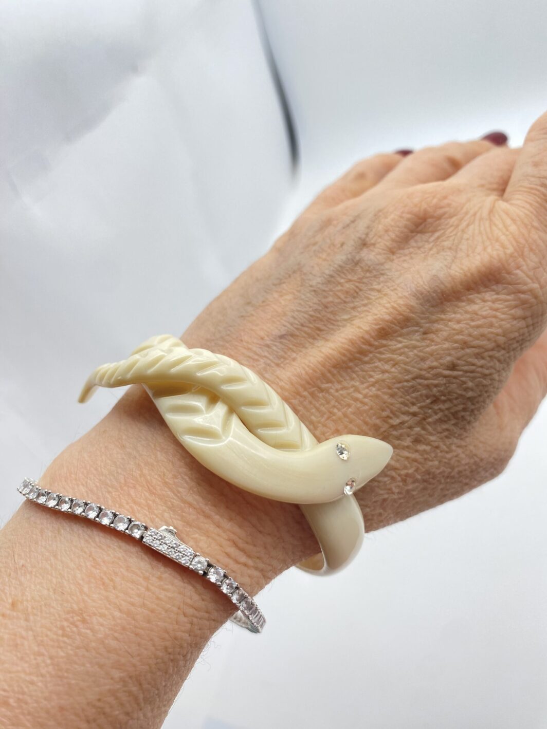 CELLULOIDE. BRACCIALE A SERPENTE. ANNI’30. - immagine 7