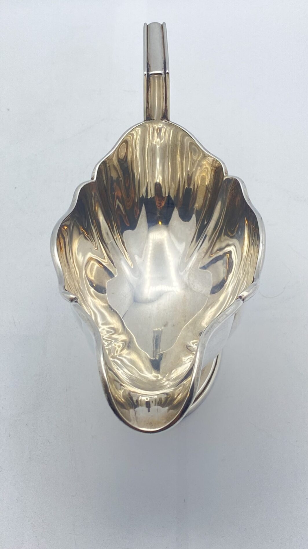 ARGENTO. ELEGANTE SALSIERA. EPOCA GIORGIO IV. ANNO 1823. - immagine 7