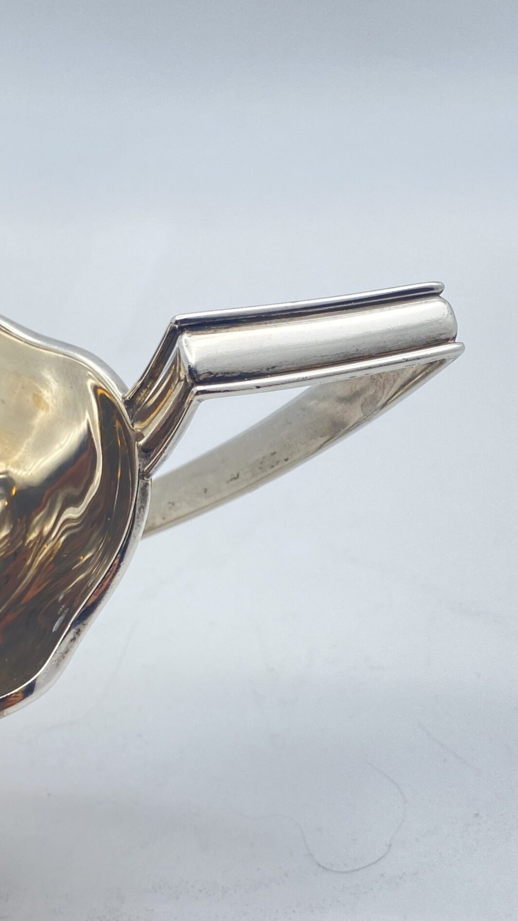 ARGENTO. ELEGANTE SALSIERA. EPOCA GIORGIO IV. ANNO 1823. - immagine 12