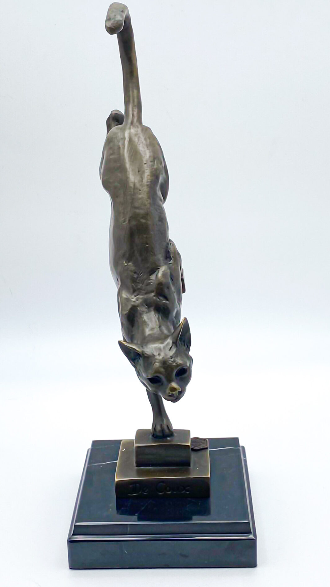 “DE COUX” D’APRÈS. SCULTURA IN BRONZO. STILE ART DECO. - immagine 3