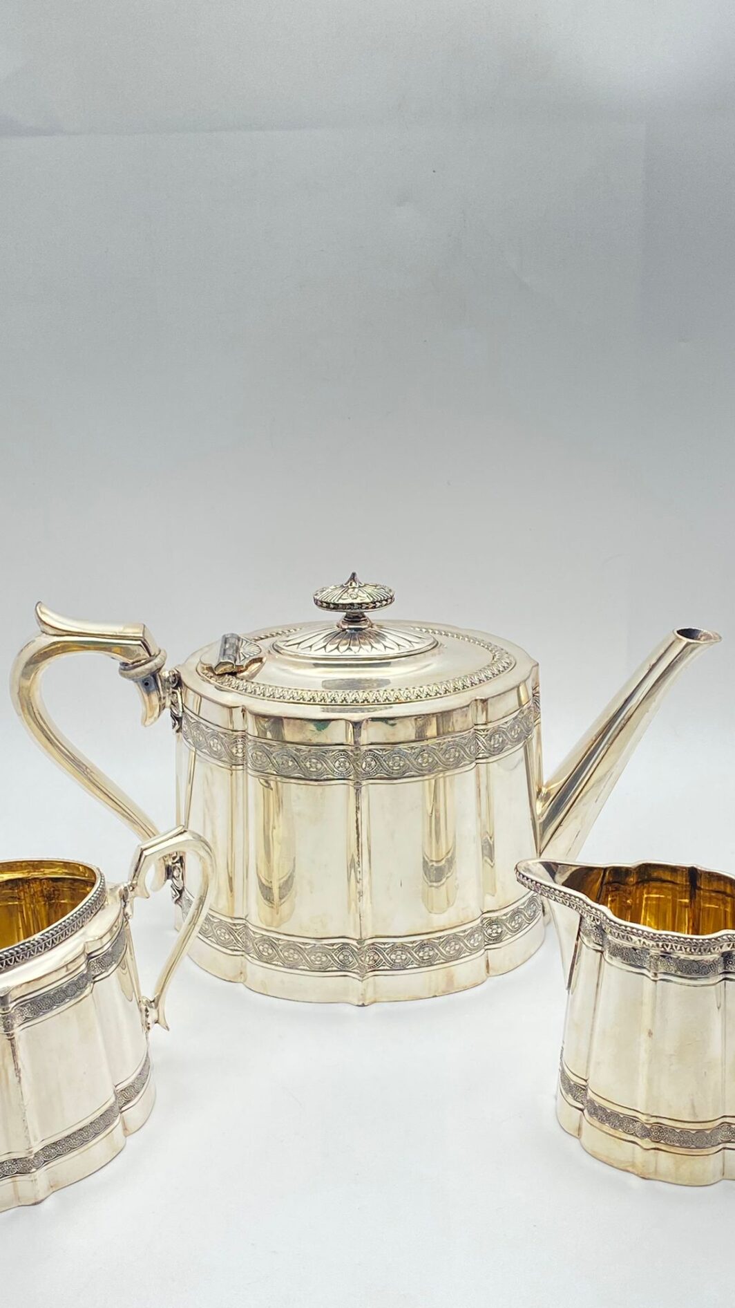 MERAVIGLIOSO SET DA TE' IN SHEFFIELD, CREAZIONE DI JAMES DIXON. CITTA' DI SHEFFIELD, 1879 - immagine 25
