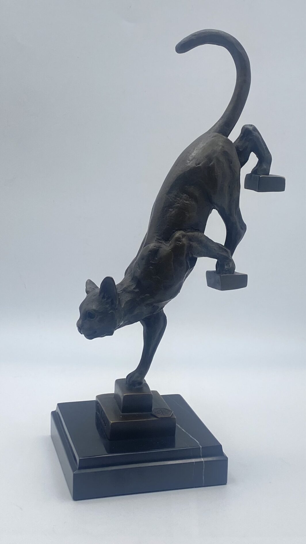 “DE COUX” D’APRÈS. SCULTURA IN BRONZO. STILE ART DECO. - immagine 3