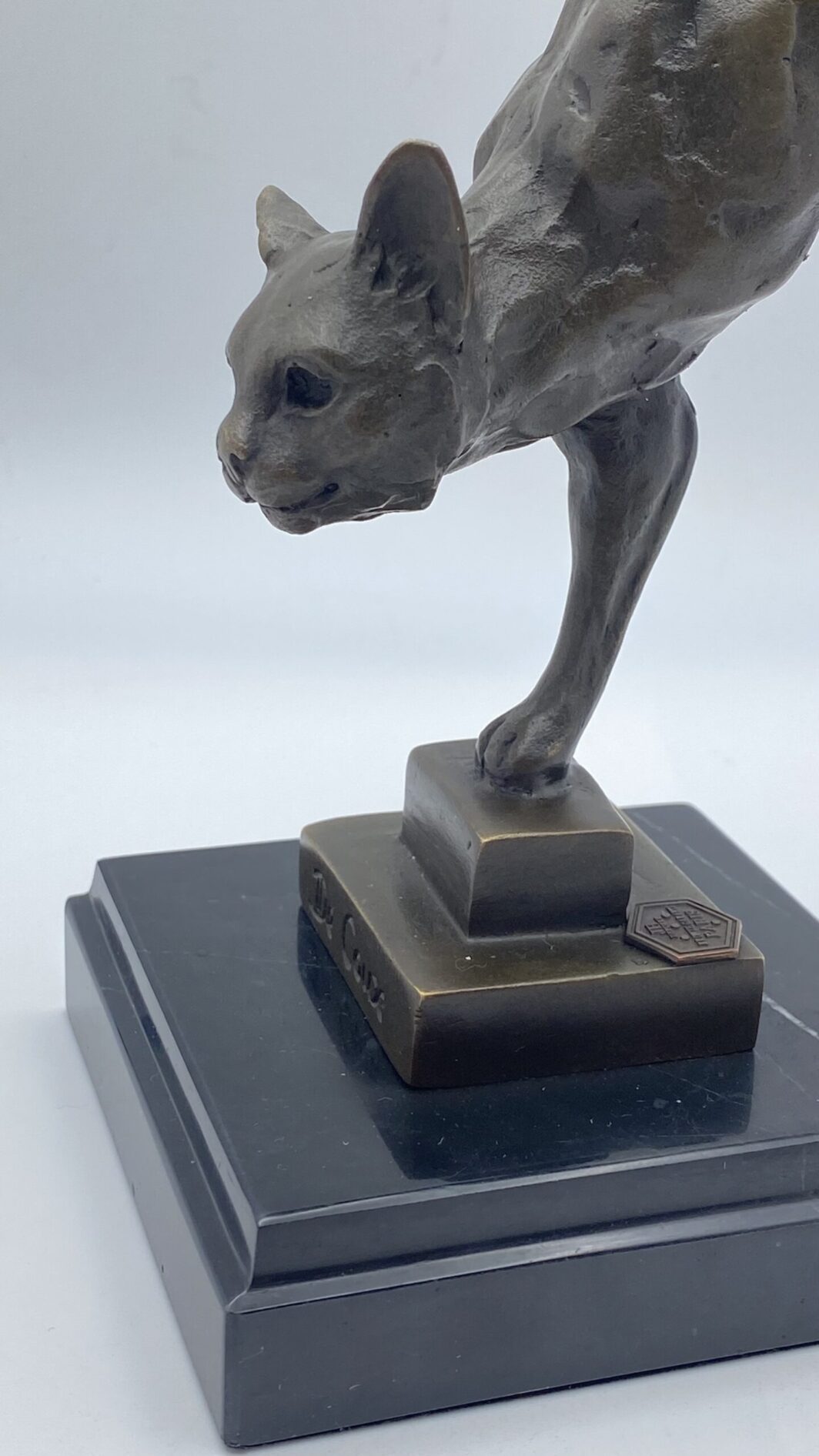 “DE COUX” D’APRÈS. SCULTURA IN BRONZO. STILE ART DECO. - immagine 8