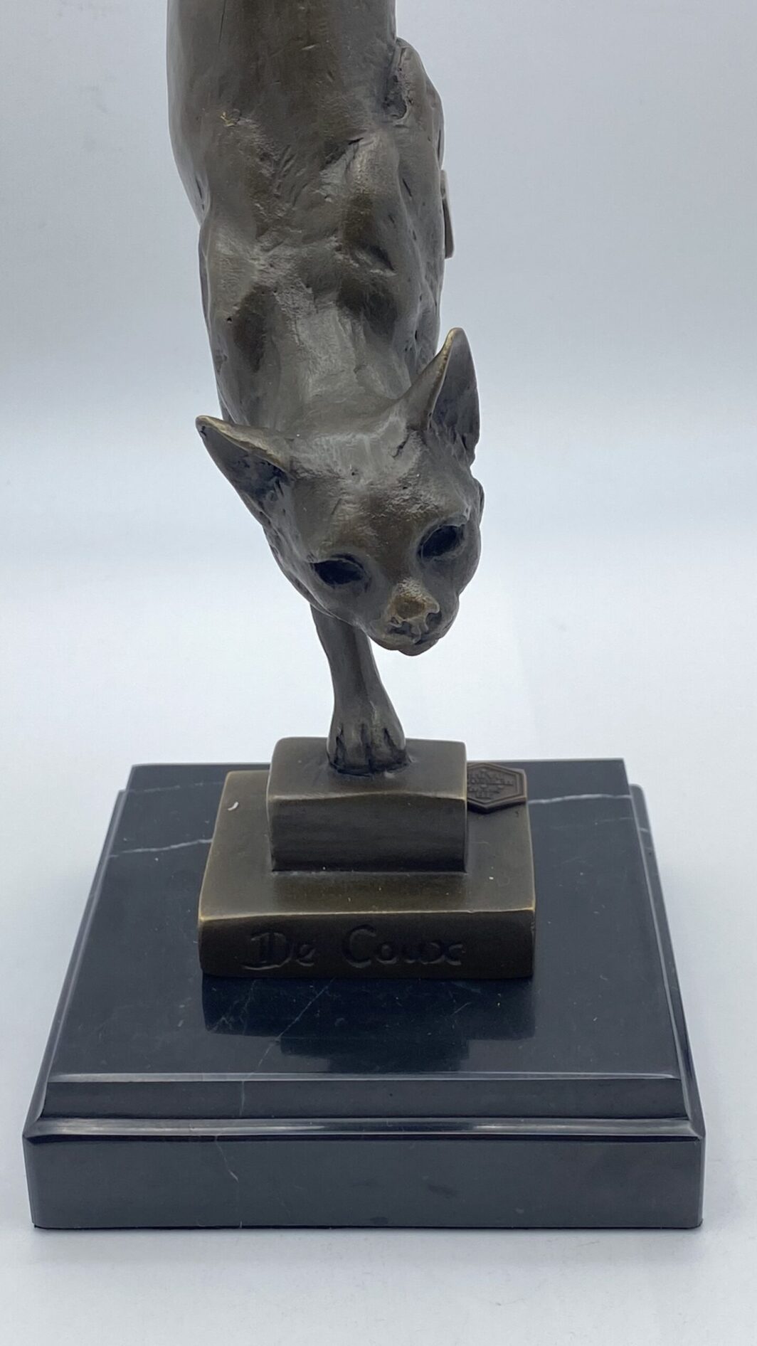 “DE COUX” D’APRÈS. SCULTURA IN BRONZO. STILE ART DECO. - immagine 7