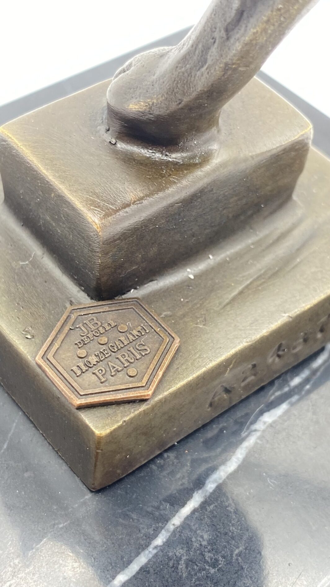 “DE COUX” D’APRÈS. SCULTURA IN BRONZO. STILE ART DECO. - immagine 11