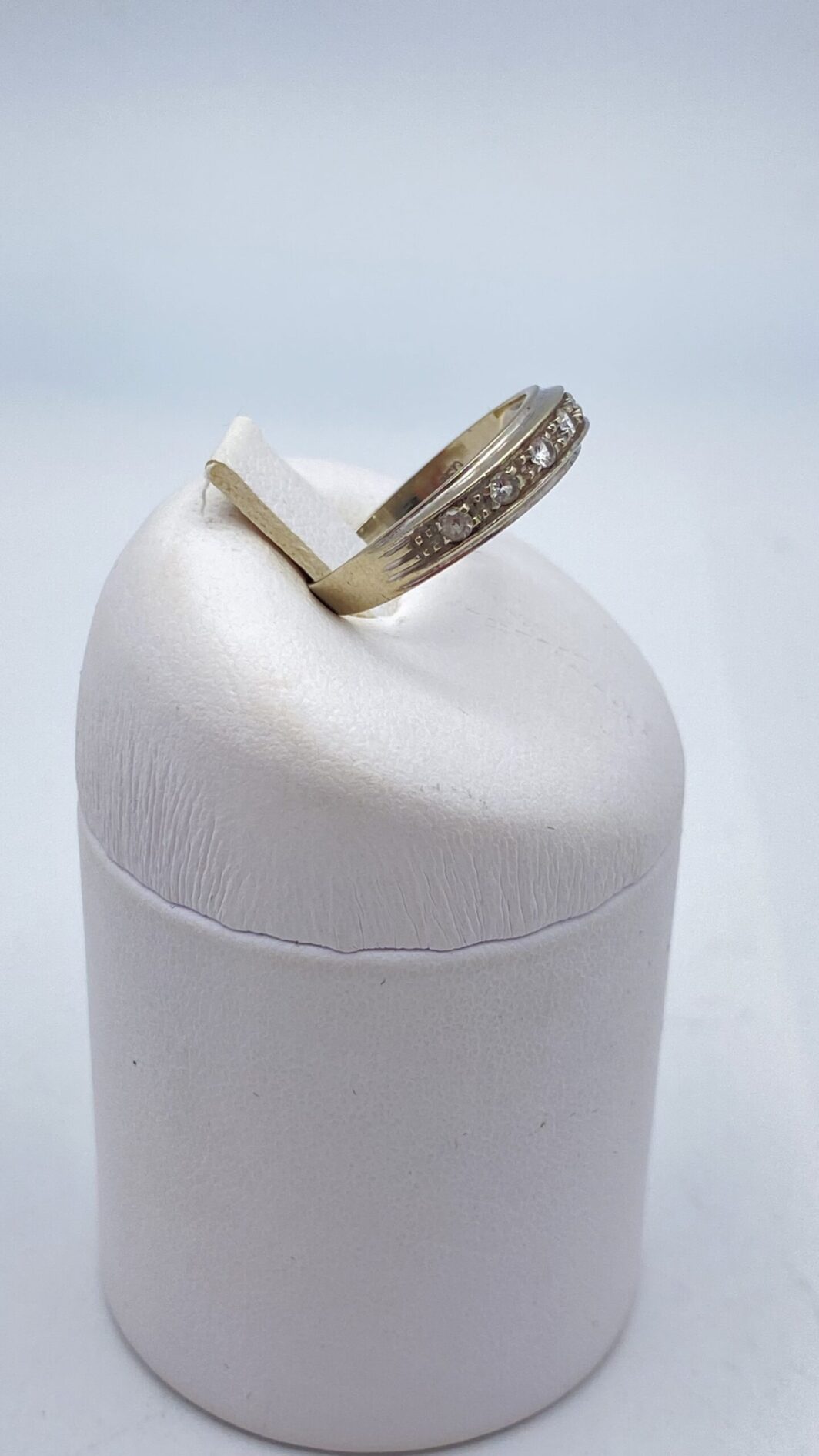 FEDE IN ORO BIANCO 18KT E BRILLANTI. VINTAGE ANNI ‘50. - immagine 5
