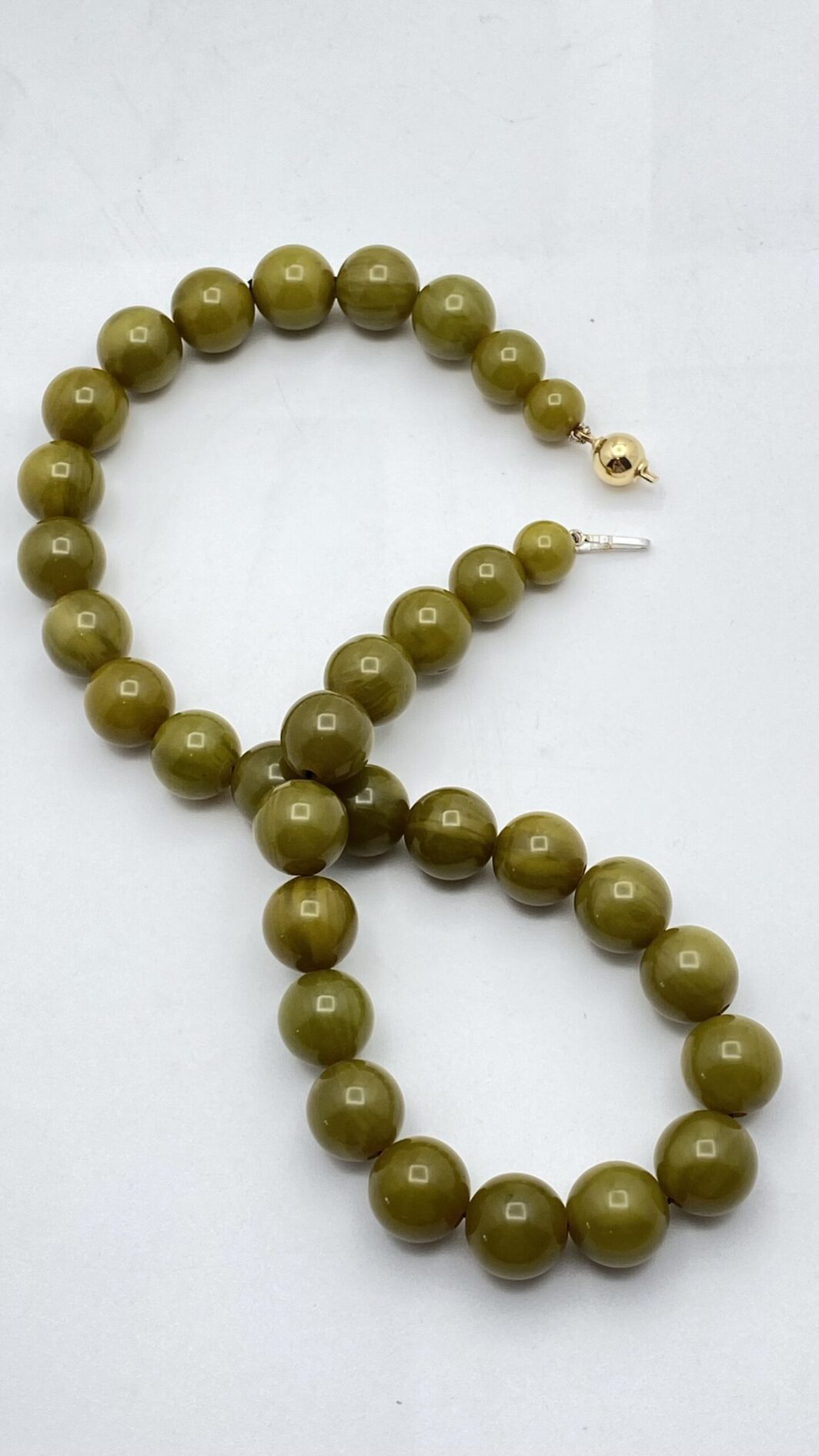 BACHELITE E ORO 18K. GIROCOLLO ANNI ‘40. - immagine 10