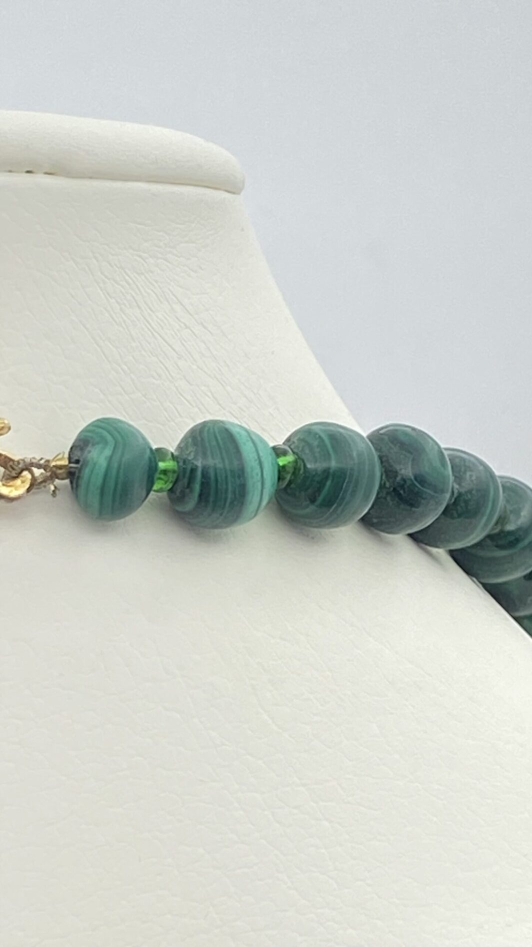 COLLIER IN MALACHITE E METALLO GOLDTONE. ANNI ‘80 - immagine 11