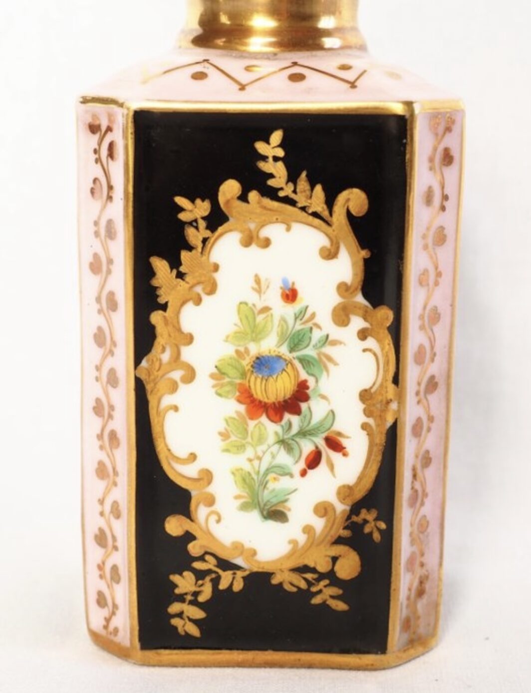 PORCELLANA DI PARIGI, STILE JACOB PETIT. PORTAPROFUMO. FRANCIA 1840/50. - immagine 13