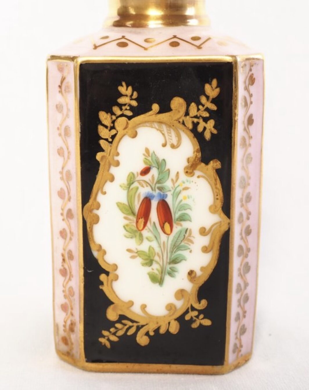 PORCELLANA DI PARIGI, STILE JACOB PETIT. PORTAPROFUMO. FRANCIA 1840/50. - immagine 11