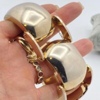 “VARGAS”. BRACCIALE IN METALLO GOLDTONE. U.S.A. ANNI’70. - immagine 3