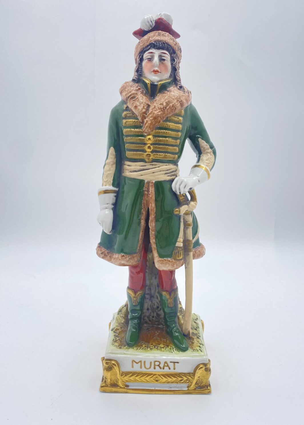 GIOACCHINO MURAT RE DI NAPOLI. PORCELLANA DI CAPODIMONTE. ANNI ‘30.