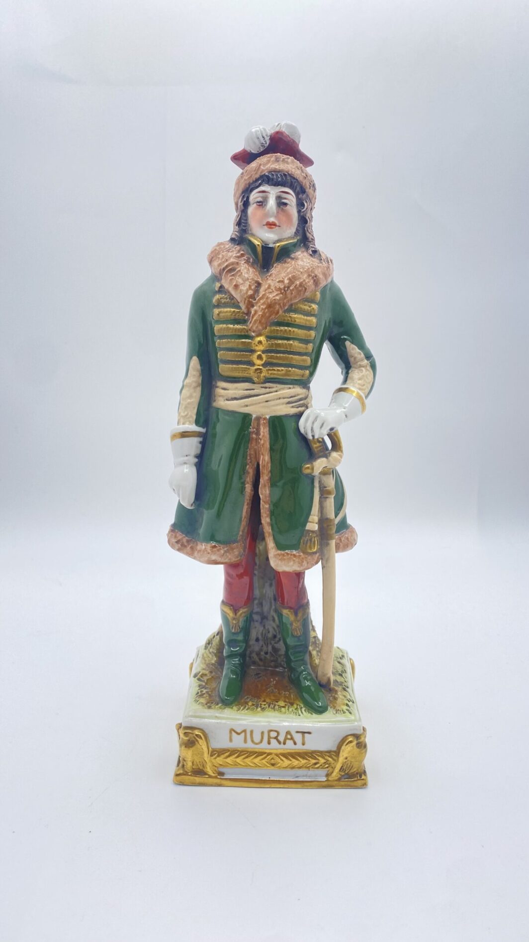 GIOACCHINO MURAT RE DI NAPOLI. PORCELLANA DI CAPODIMONTE. ANNI ‘30.