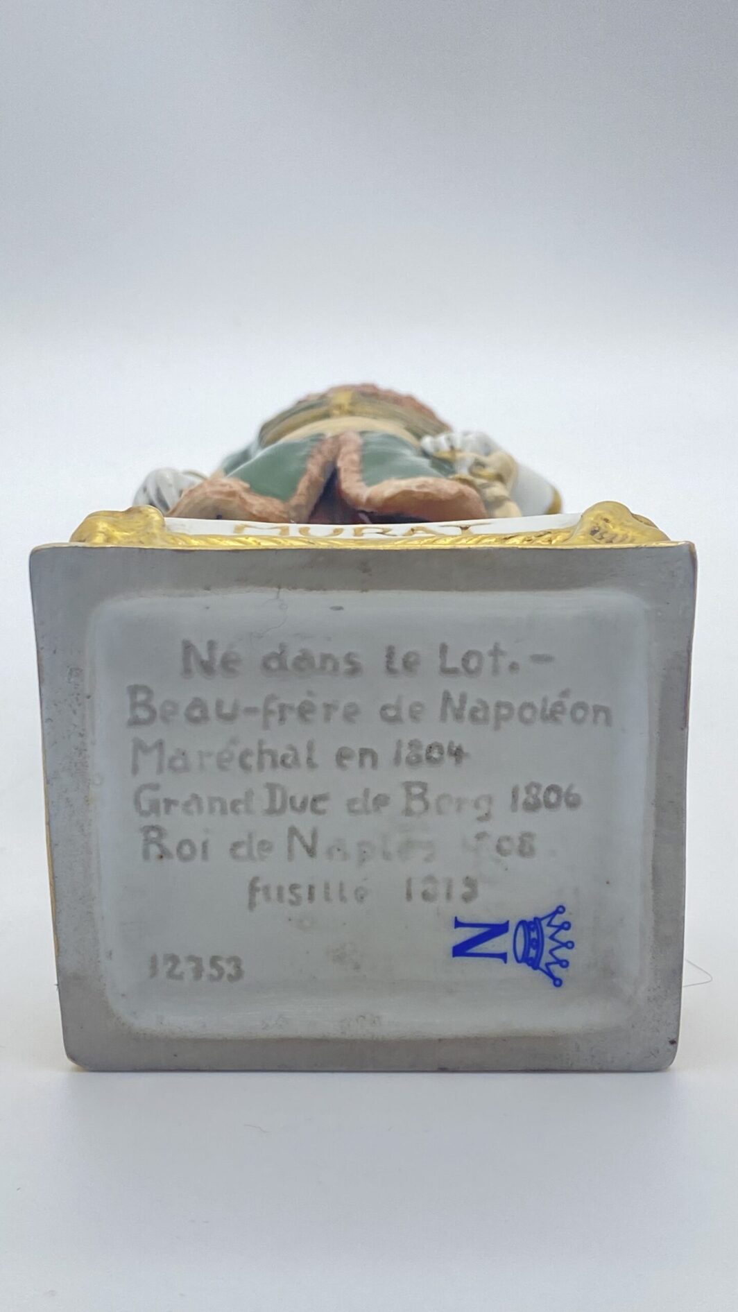 GIOACCHINO MURAT RE DI NAPOLI. PORCELLANA DI CAPODIMONTE. ANNI ‘30. - immagine 21