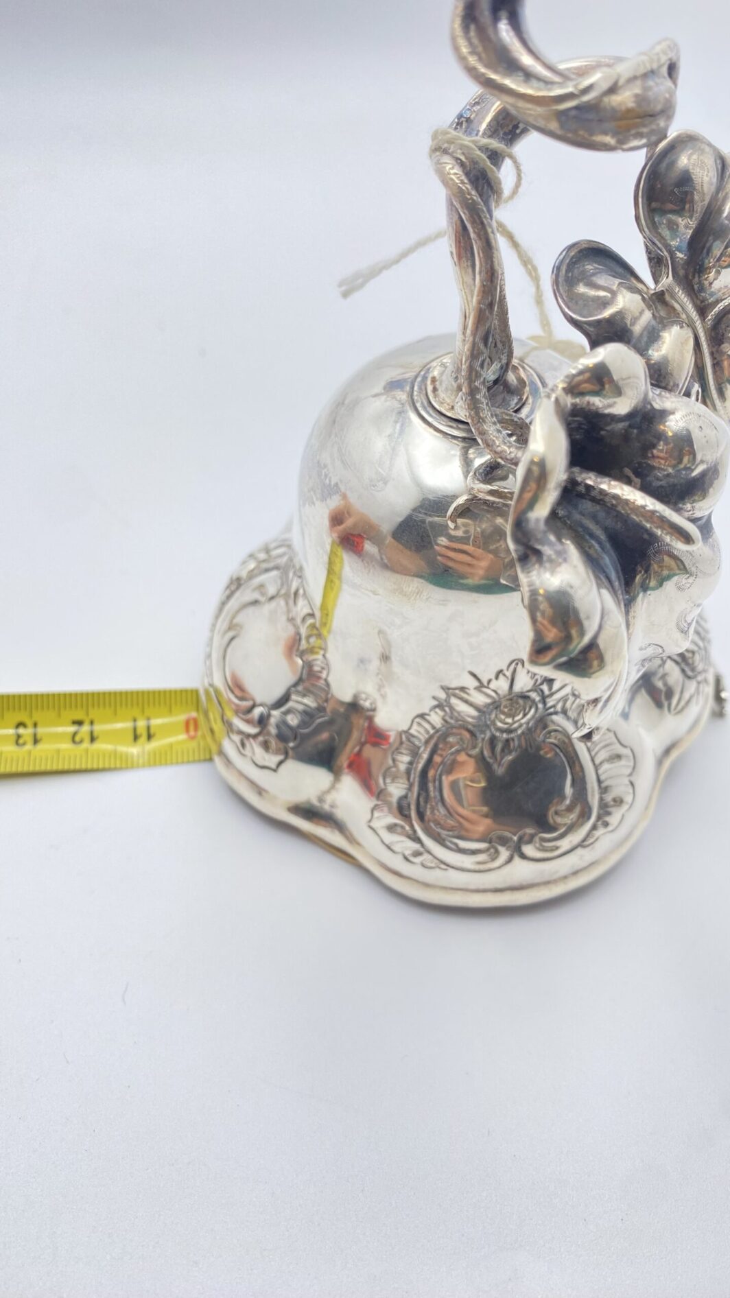 CAMPANELLO IN ARGENTO. PUNZONI OLANDA, ANNO 1857 - immagine 19