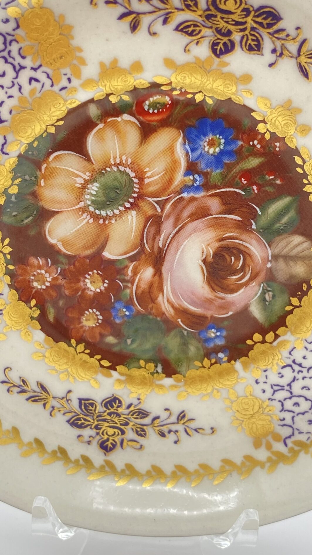 TÊTE-À-TÊTE DI TAZZINE LIMOGES DIPINTE A MANO.  FRANCIA, VINTAGE XX sec. - immagine 21