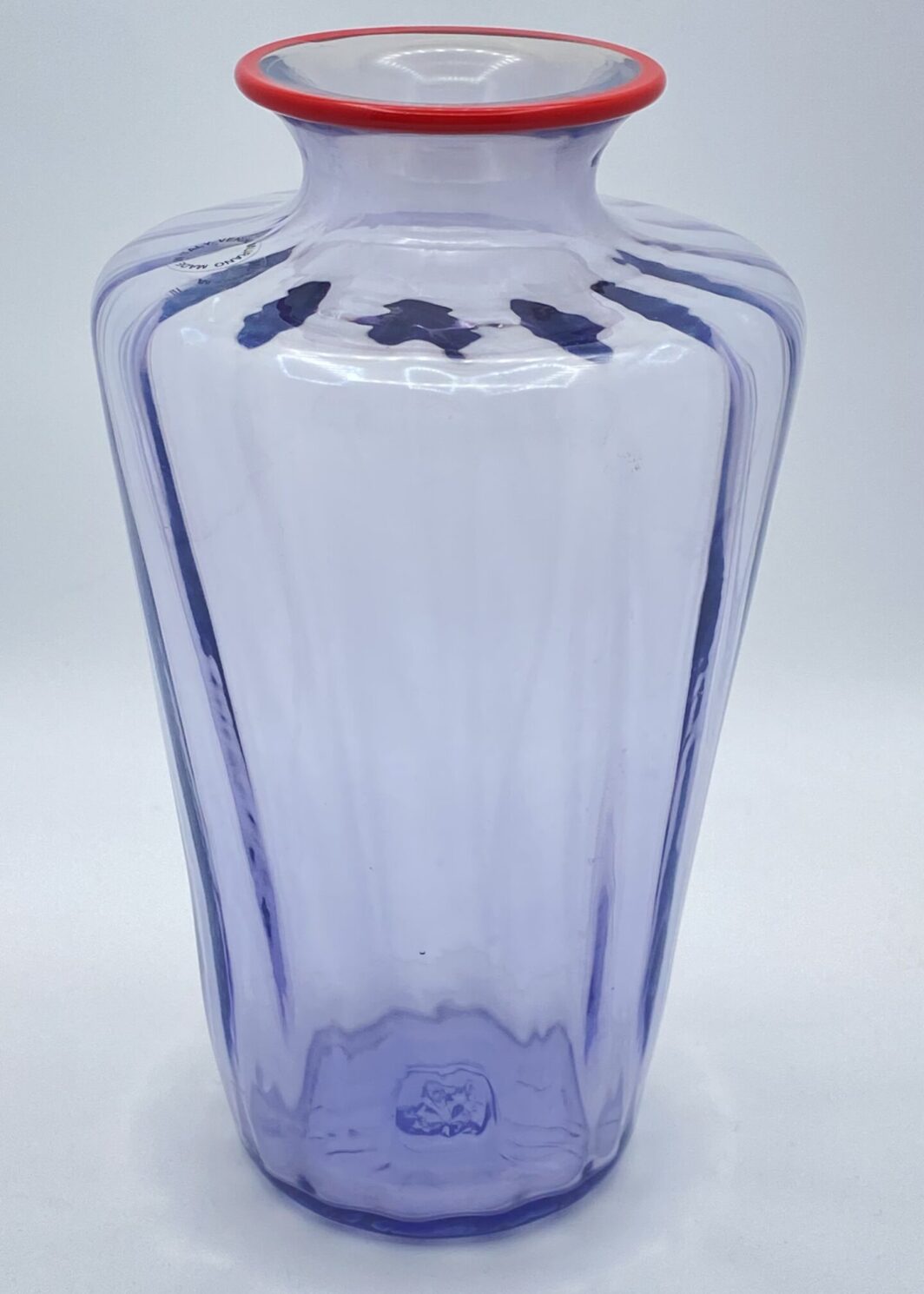 VENINI MURANO “RIGADIN MONOFIORE”. COLLEZIONE 2001