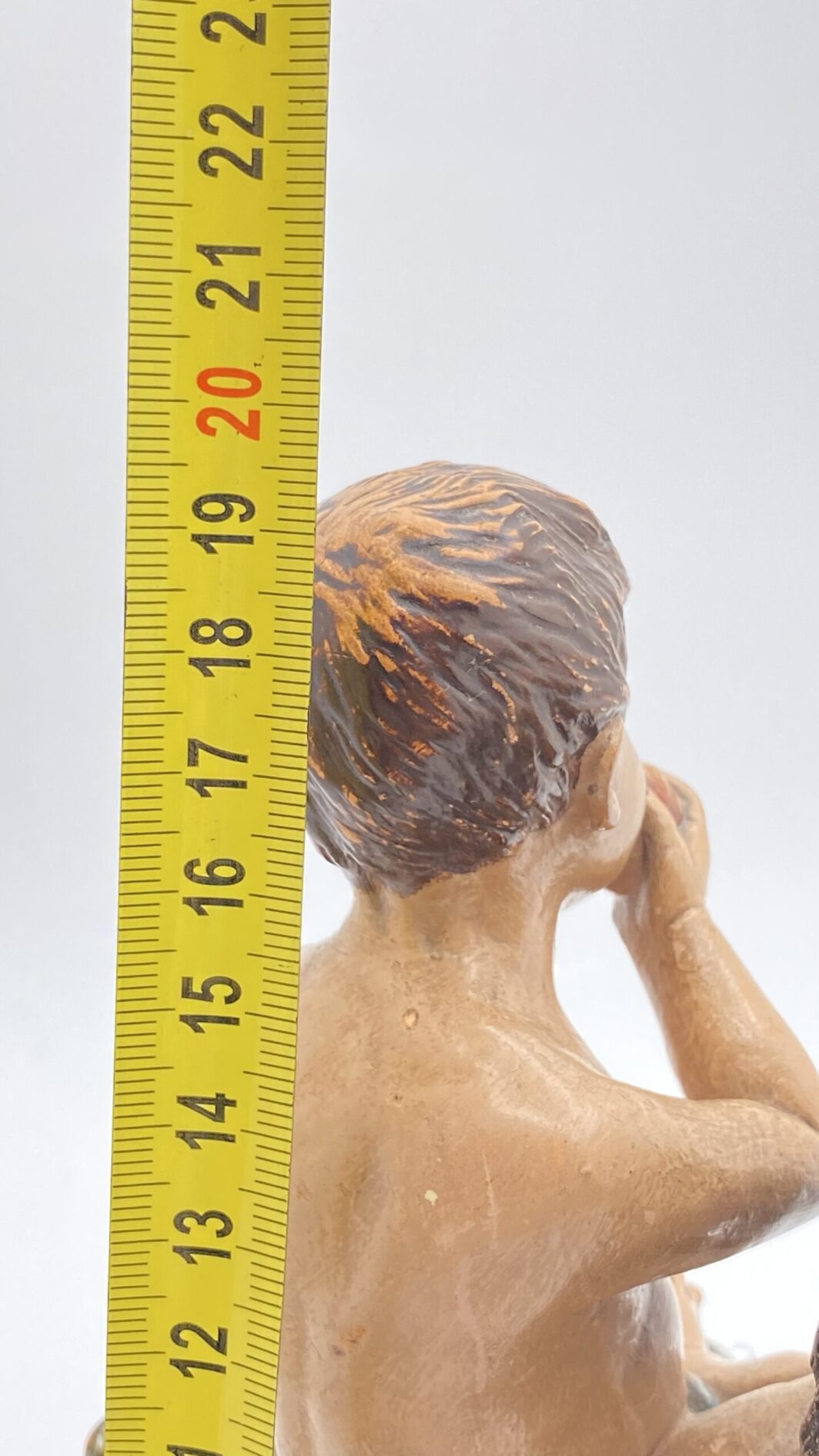 MERAVIGLIOSA E RARA SCULTURA IN TERRACOTTA POLICROMA SHUTZ MARK, A TIRATURA LIMITATA, FIRMATA DAL MAESTRO EGOISE, INTITOLATA “L’EGOISMO” REALIZZATA IN STILE ORIENTALISTA. GERMANIA, ANNO 1892. - immagine 14