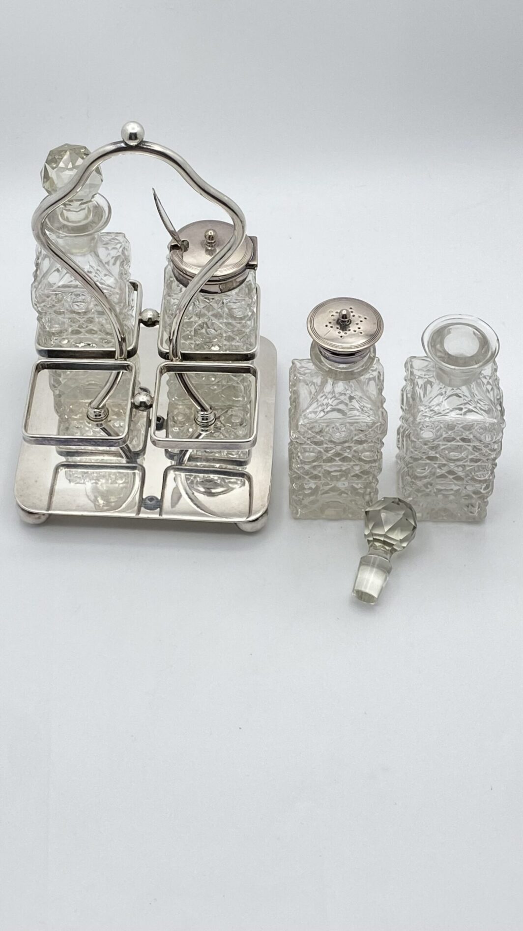 CRUET IN SHEFFIELD. PUNZONI DELL’ORAFO BARKER BROTHERS & Co. CITTÀ DI BIRMINGHAM ANNO 1886 ca. - immagine 7