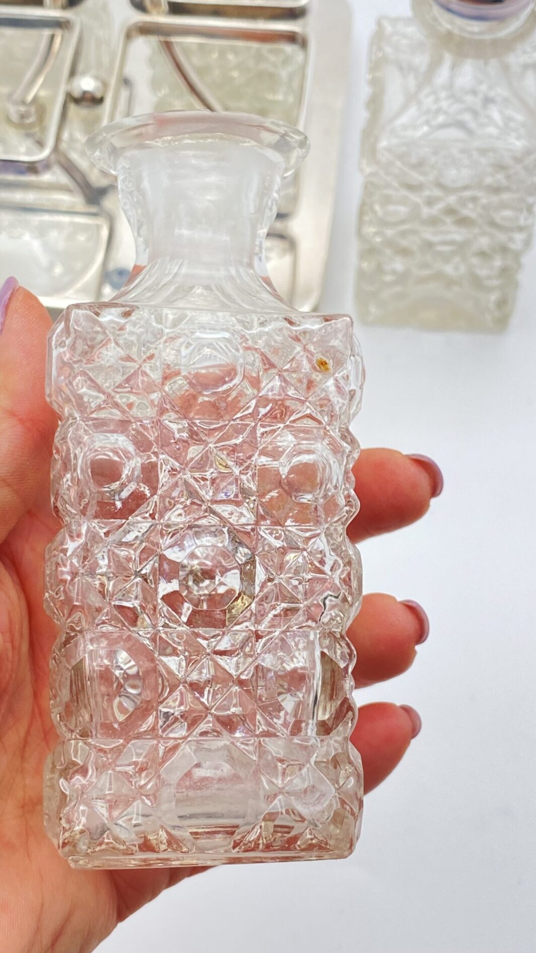 CRUET IN SHEFFIELD. PUNZONI DELL’ORAFO BARKER BROTHERS & Co. CITTÀ DI BIRMINGHAM ANNO 1886 ca. - immagine 10