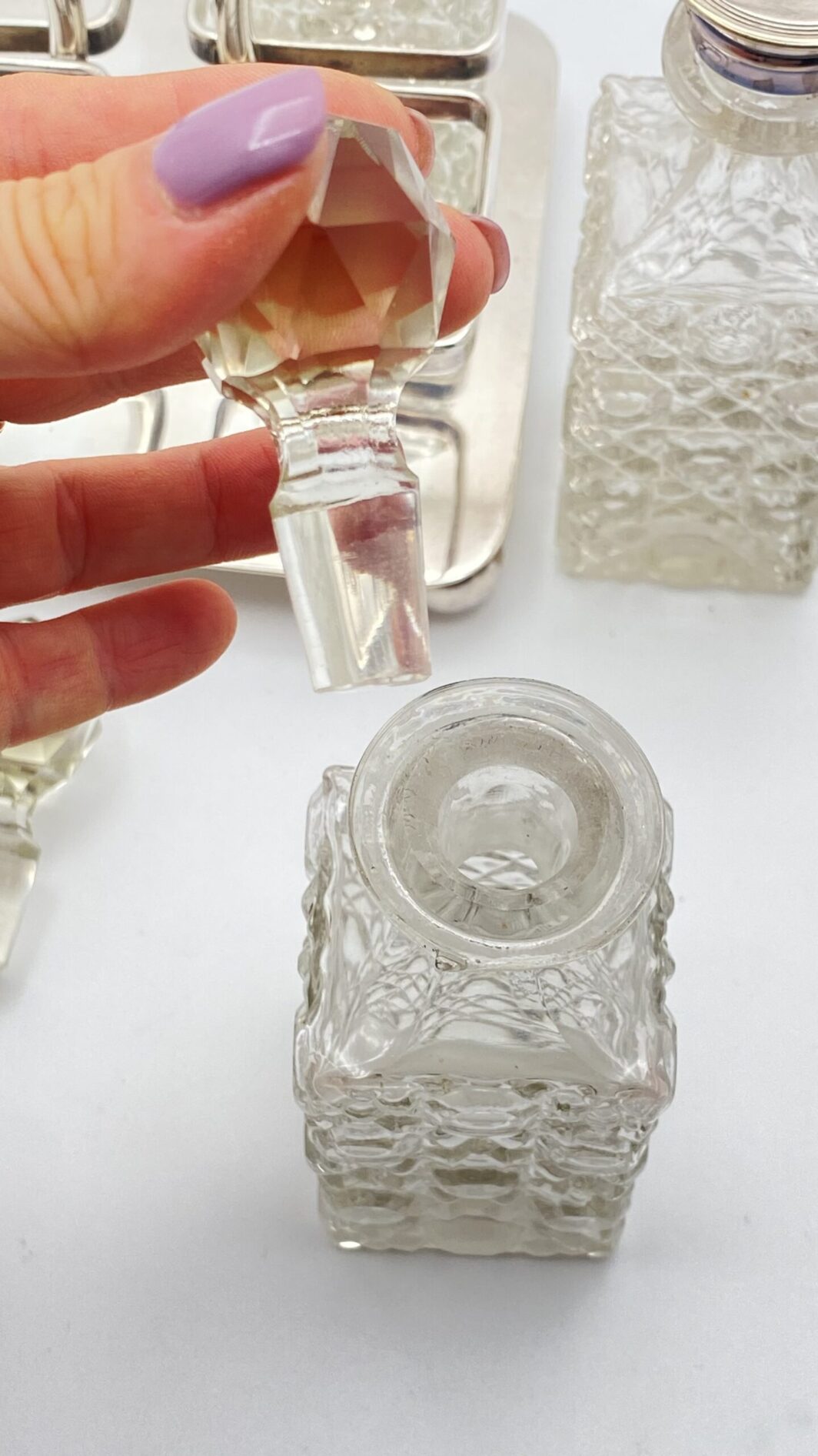 CRUET IN SHEFFIELD. PUNZONI DELL’ORAFO BARKER BROTHERS & Co. CITTÀ DI BIRMINGHAM ANNO 1886 ca. - immagine 15