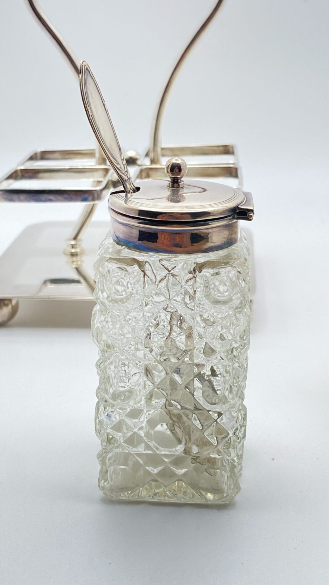 CRUET IN SHEFFIELD. PUNZONI DELL’ORAFO BARKER BROTHERS & Co. CITTÀ DI BIRMINGHAM ANNO 1886 ca. - immagine 21