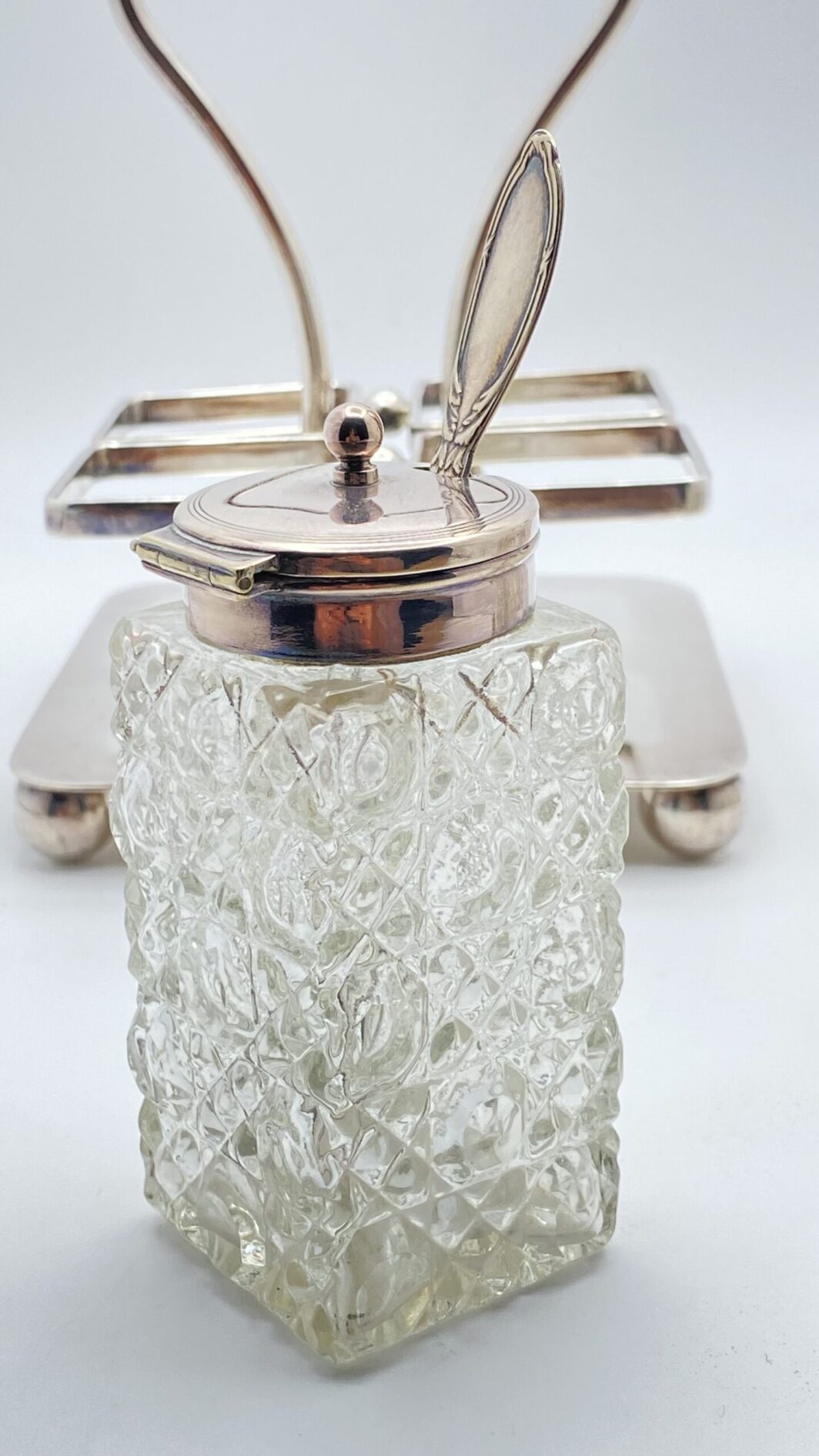 CRUET IN SHEFFIELD. PUNZONI DELL’ORAFO BARKER BROTHERS & Co. CITTÀ DI BIRMINGHAM ANNO 1886 ca. - immagine 20