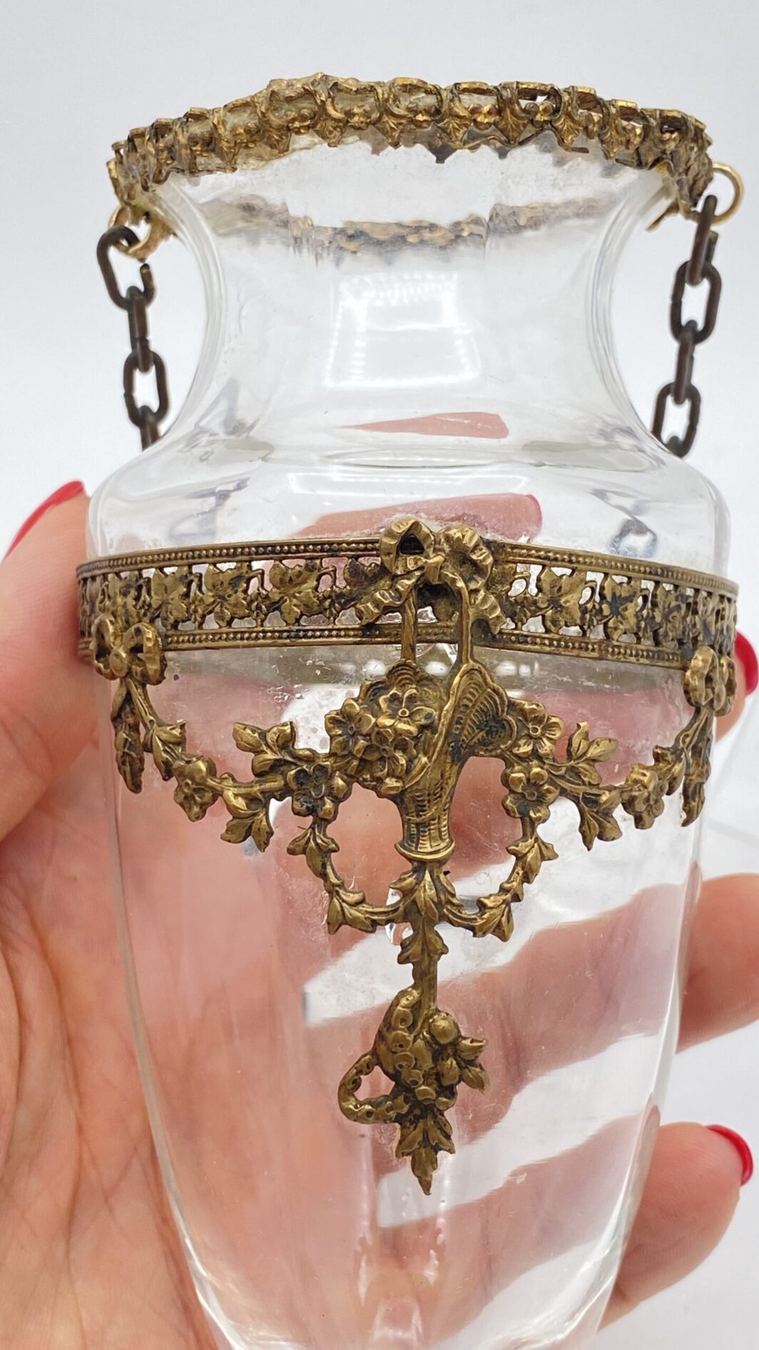 VASO IN CRISTALLO E ORMOLU. FRANCIA. EPOCA NAPOLEONE III. SECONDA METÀ DEL XIX sec. - immagine 8