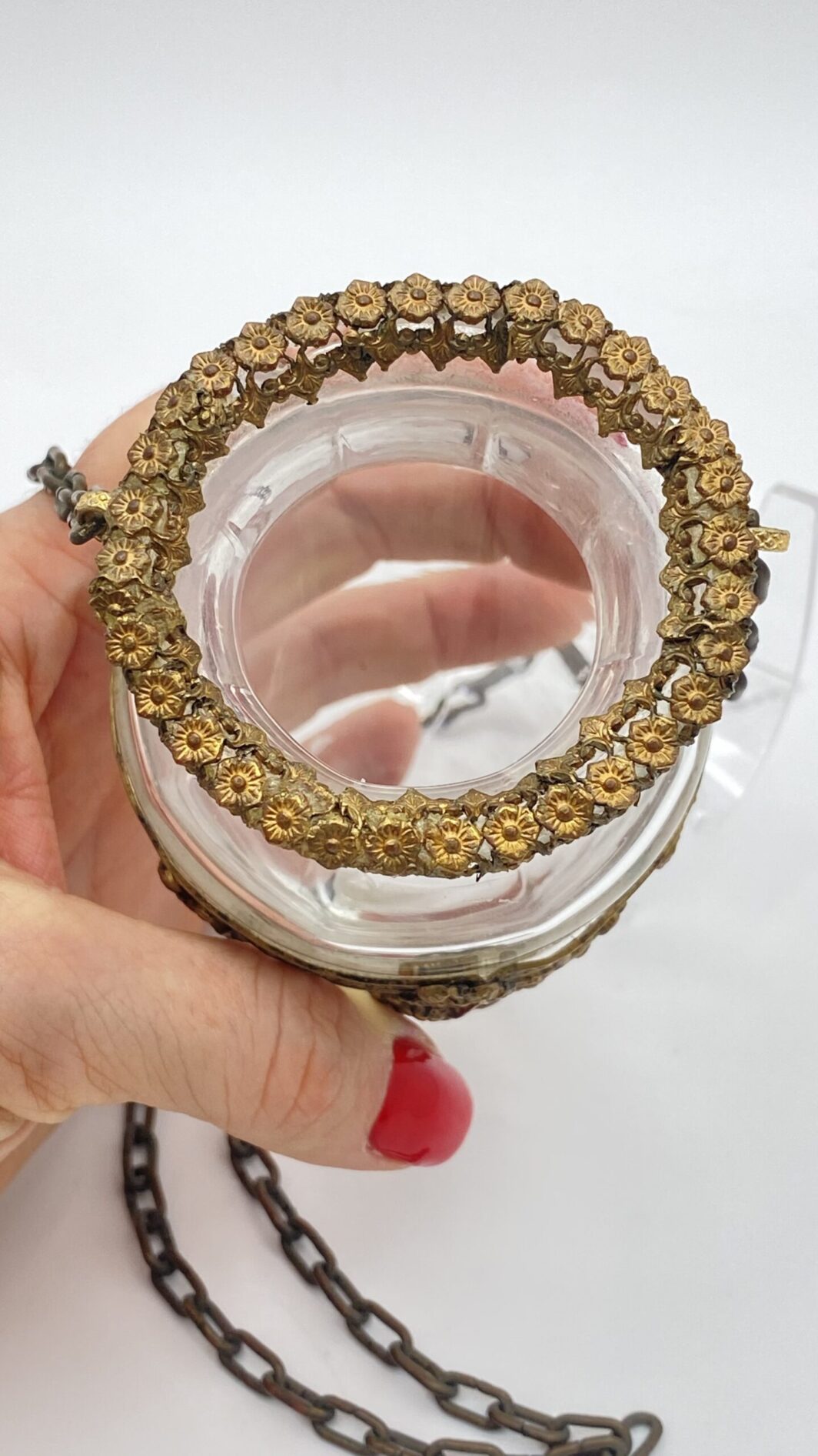 VASO IN CRISTALLO E ORMOLU. FRANCIA. EPOCA NAPOLEONE III. SECONDA METÀ DEL XIX sec. - immagine 7