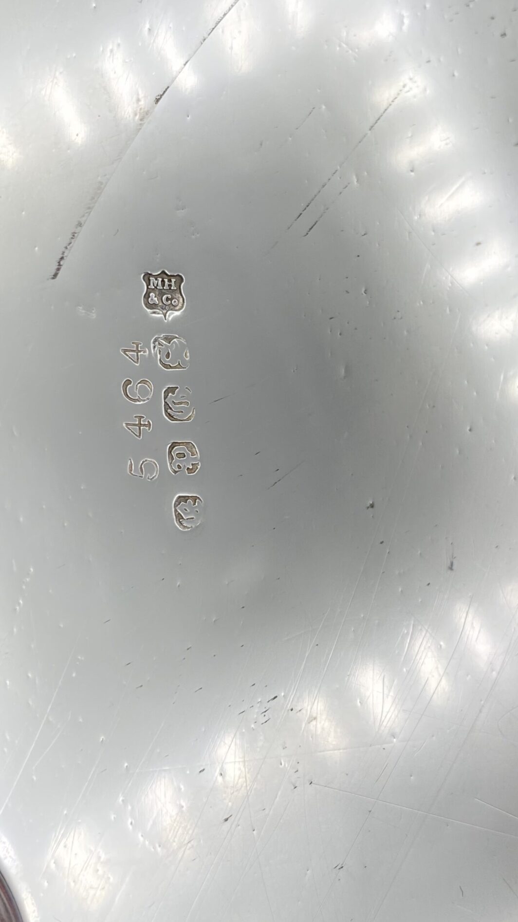 SALVER IN SHEFFIELD FIRMATO RICHARD MARTIN HEBENEZER & Co. ANNO 1854. - immagine 5