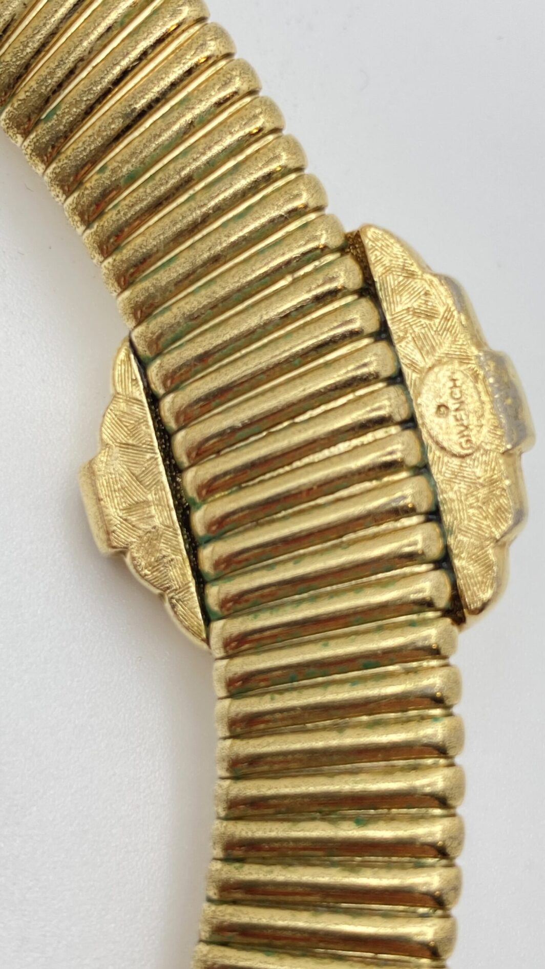 GIVENCHY ANNI ‘90. COLLIER TUBO GAS WHITE CABOCHON CRYSTAL. - immagine 8