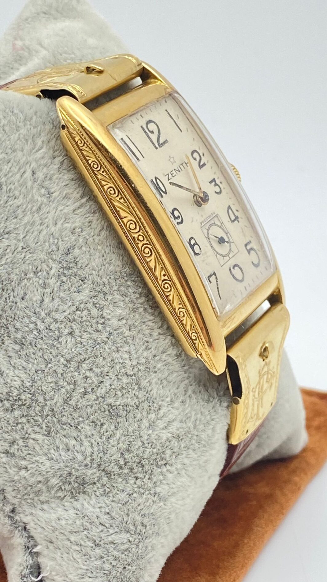 OROLOGIO ZENITH IN ORO 18KT CON MONOGRAMMA PF. PRIMA METÀ XX sec, - immagine 7